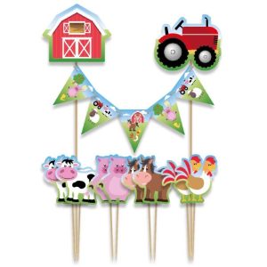 Kakepynt, Bondegård - 11 deler