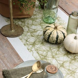 Bordløper sizoweb, olivengrønn - 25 meter