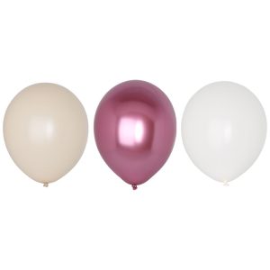Ballonger, rosa miks - 6 stk