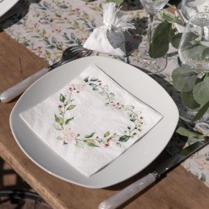 Servietter lunsj, botanisk hjerte – 20 stk