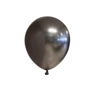 Ballonger chrome space grey, 30 cm - 10 stk