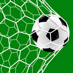 Servietter, fotball i mål grønn – 20 stk