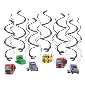 Hengende dekor, Lastebil - 12 stk