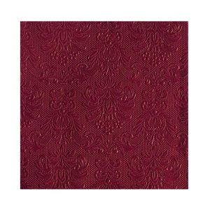 Servietter kaffe, elegance Ruby rød – 15 stk