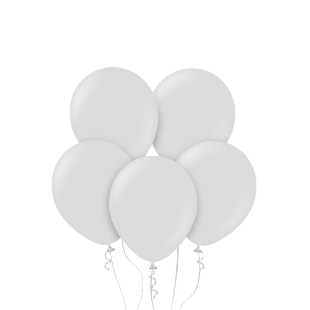 Ballonger 45cm, stone grey - 25 stk