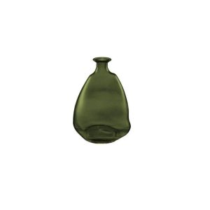 Liten vase, abstrakt høy - forest green