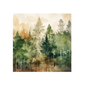 Servietter kaffe, skog - 20 stk