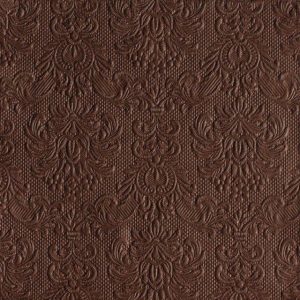 Servietter lunsj, elegance brown – 15 stk