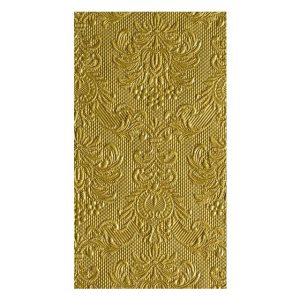 Servietter avlang, elegance gull – 15 stk