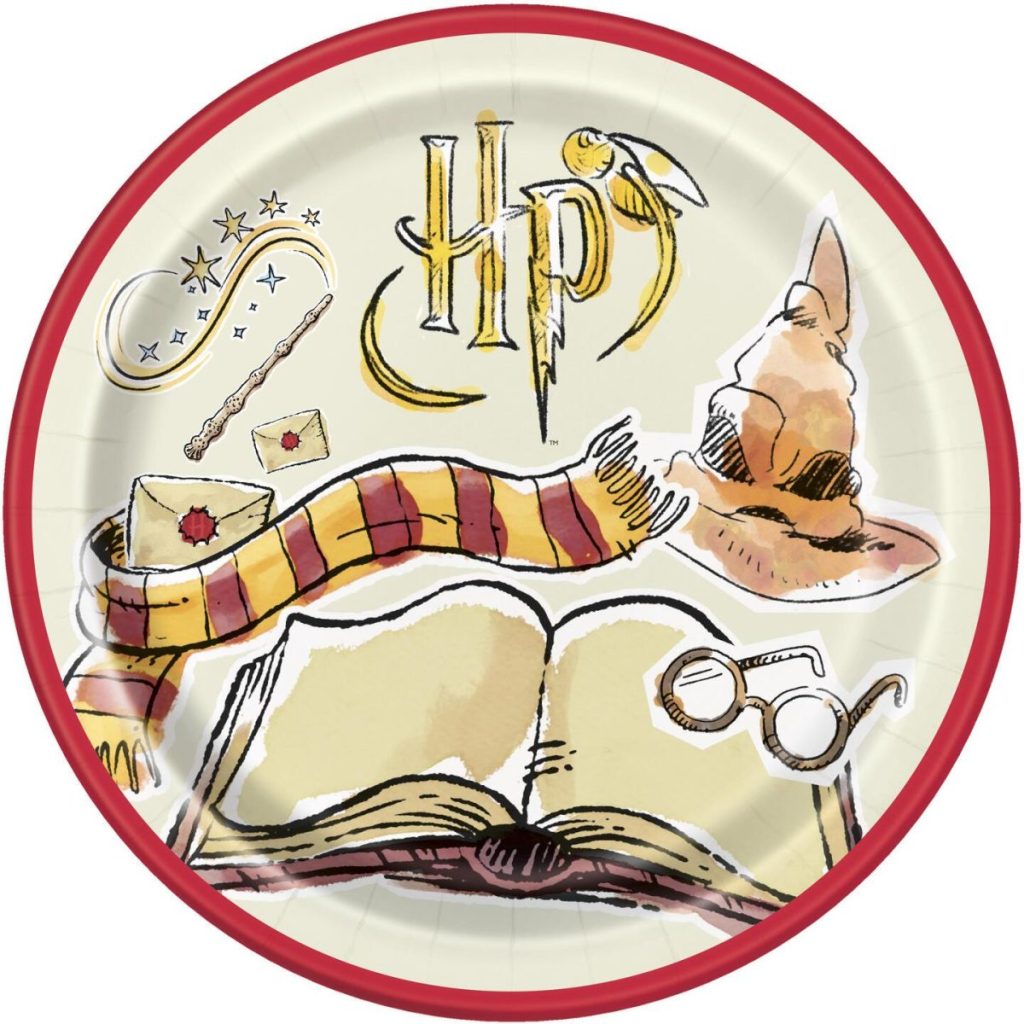 Papptallerkener, Harry Potter motiv - 8 stk