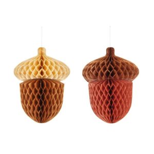 Honeycomb Eikenøtter, Brun og Beige - 27 cm