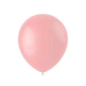 Ballonger 33cm, matt powder pink - 10 stk