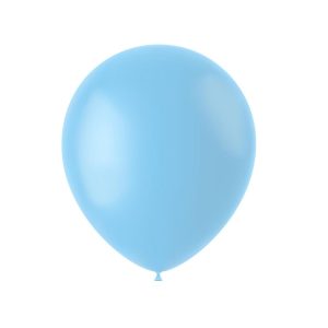 Ballonger 33cm, matt powder blue - 10 stk