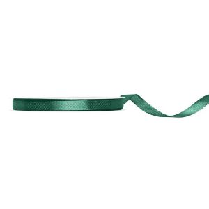 Silkebånd 6mm, Mørk grønn – 25 m