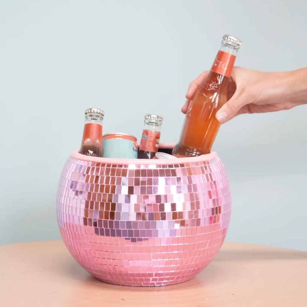 Isbøtte - Discokule rosa