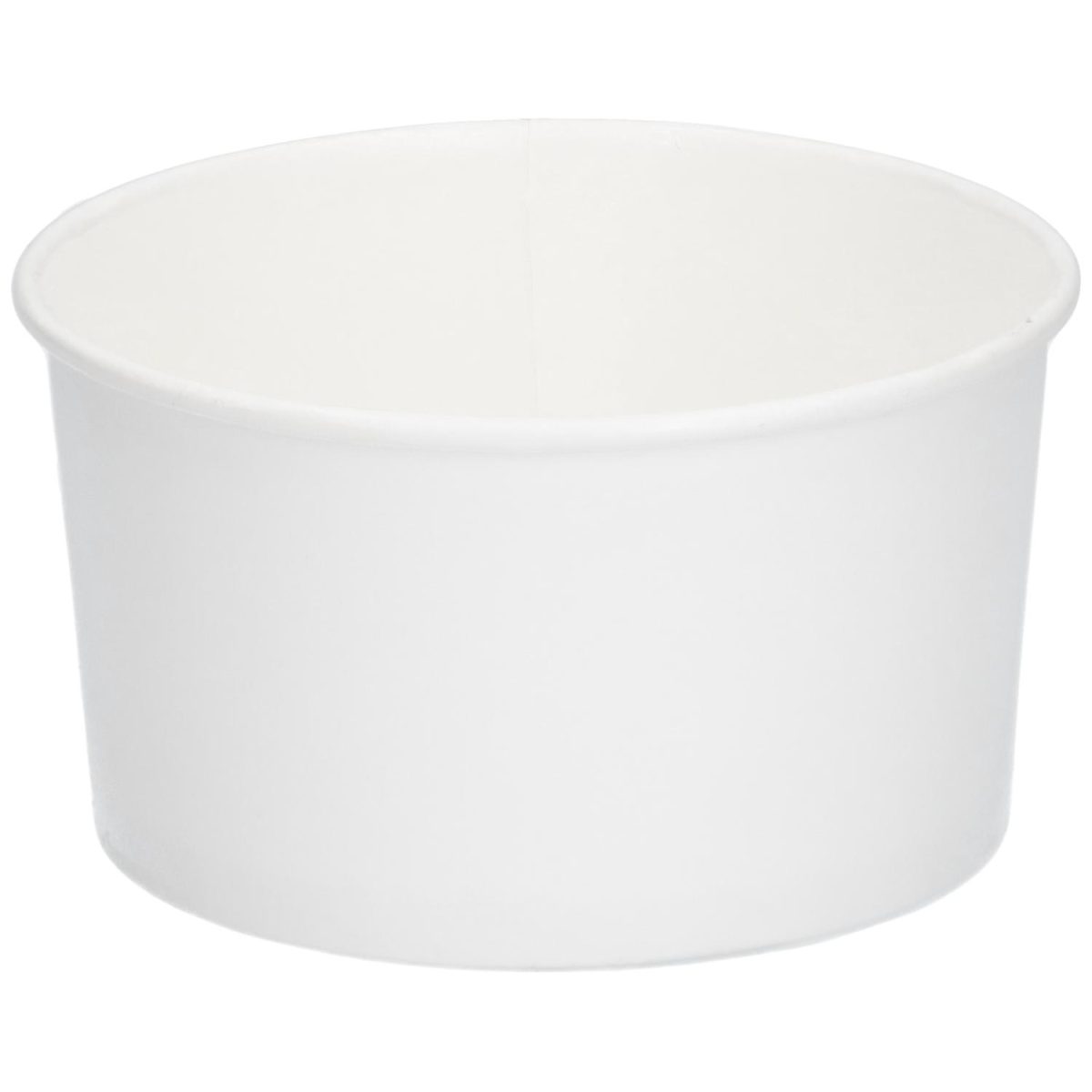 Isbeger papp hvit 160 ml - 20 stk