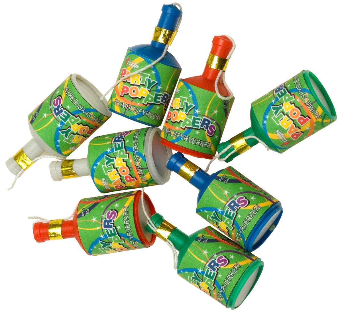 Partypopper – 8 stk