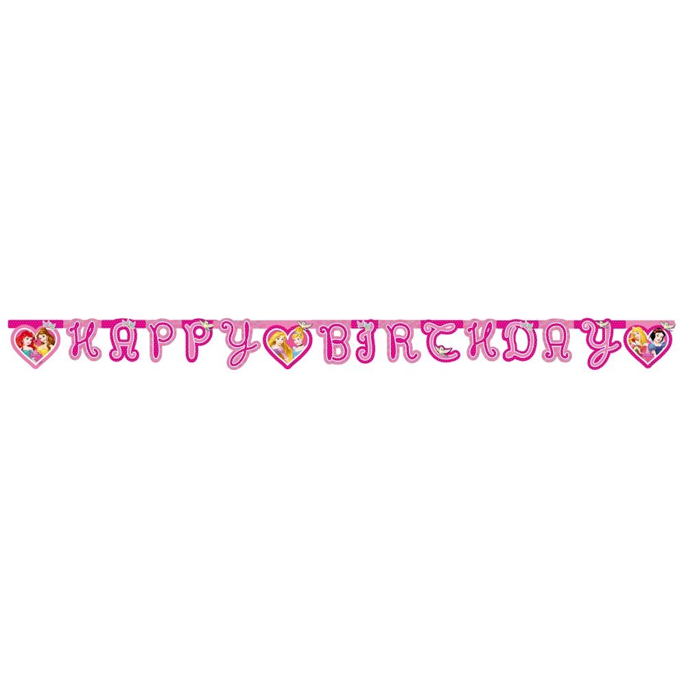 Bursdagsbanner - Disney prinsesser
