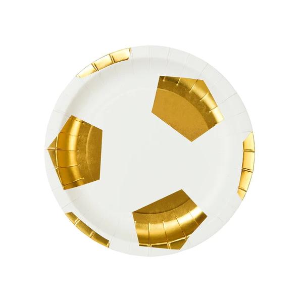 Papptallerkener fotball, 18 cm - 12 stk