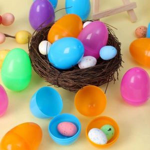 Egg til påskeeggjakt, fargemiks - 10 stk