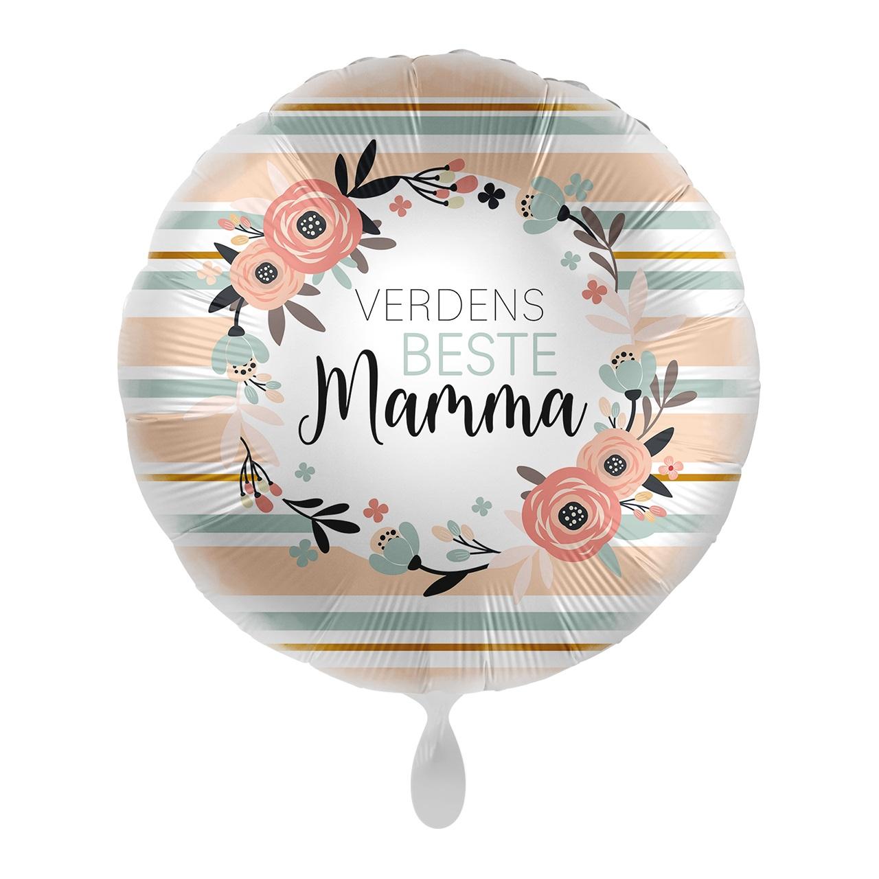 Folieballong - Verdens beste mamma
