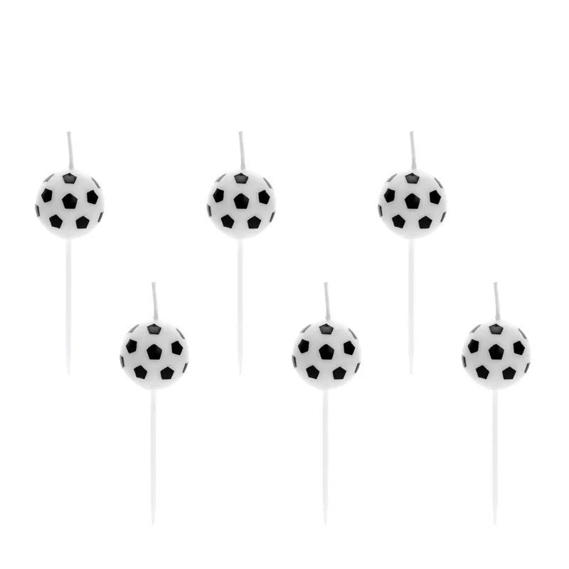 Kakelys fotball - 6 stk