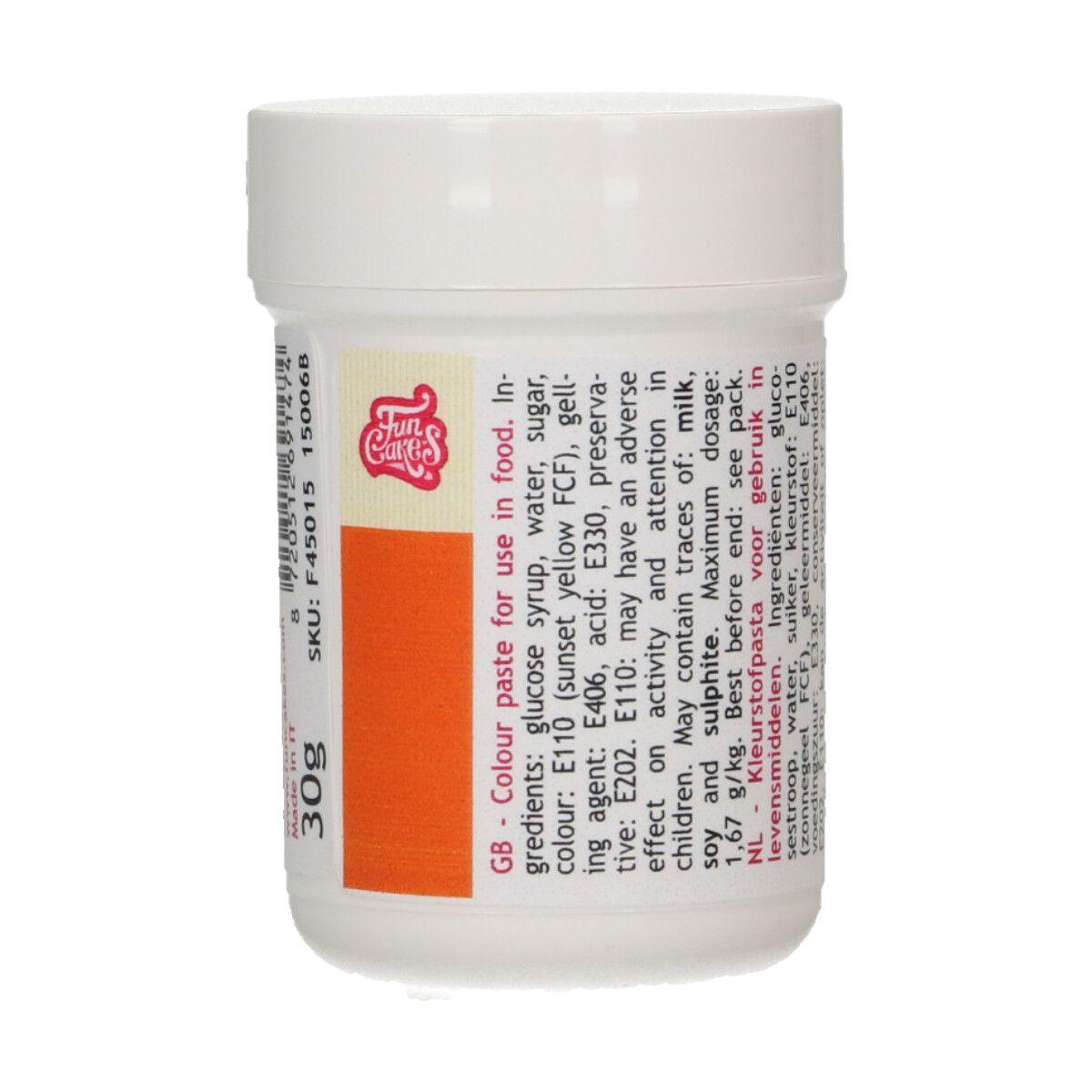Konditorfarge gel - Oransje