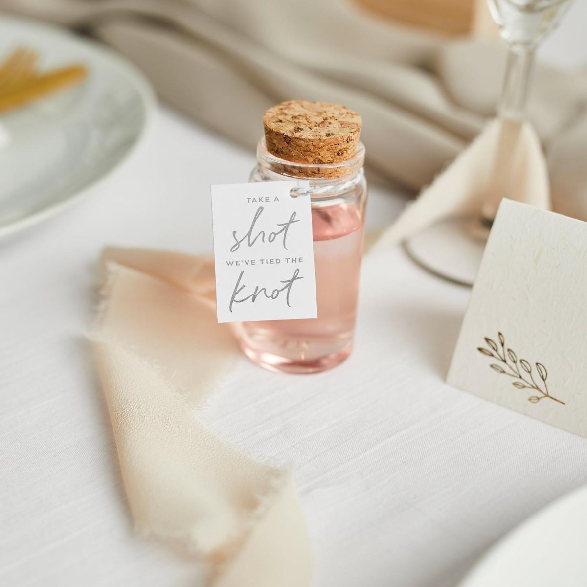 Shot flasker - Take a shot we've tied the knot
