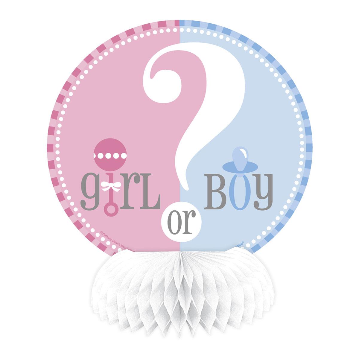 Gender Reveal honeycomb - 4 stk