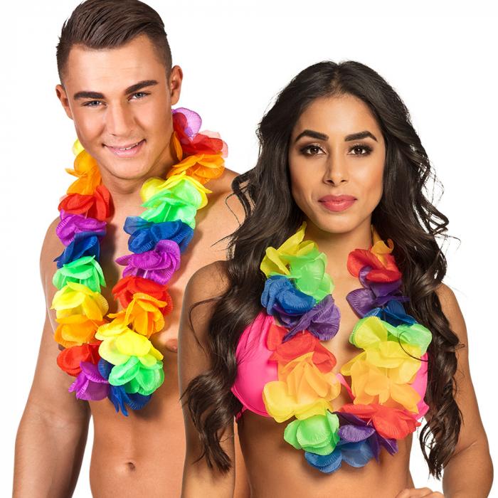 Hawaiikrans XL - fargerik