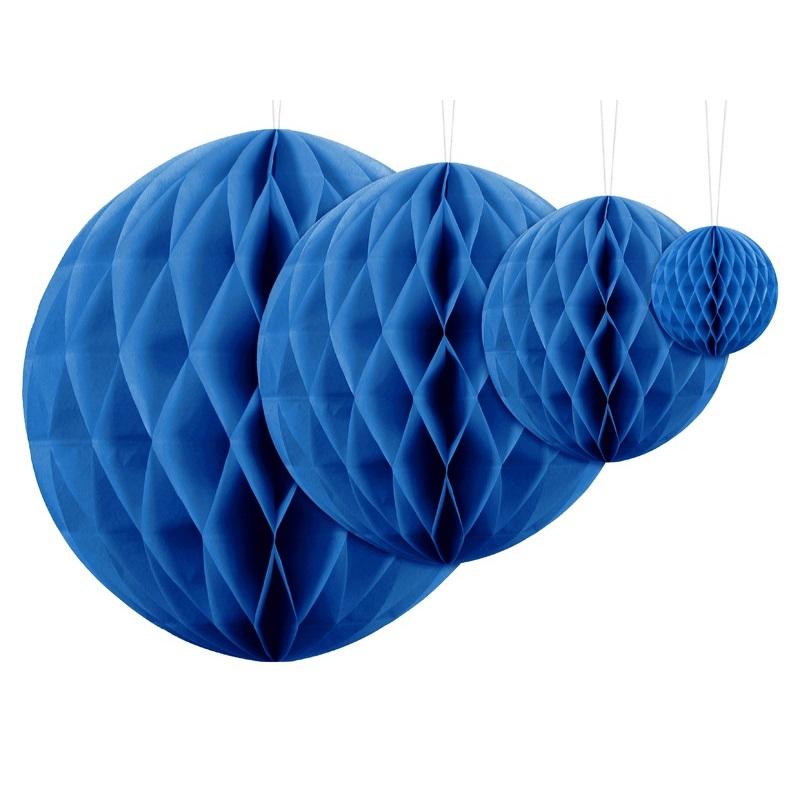 Honeycomb, blå - 20 cm