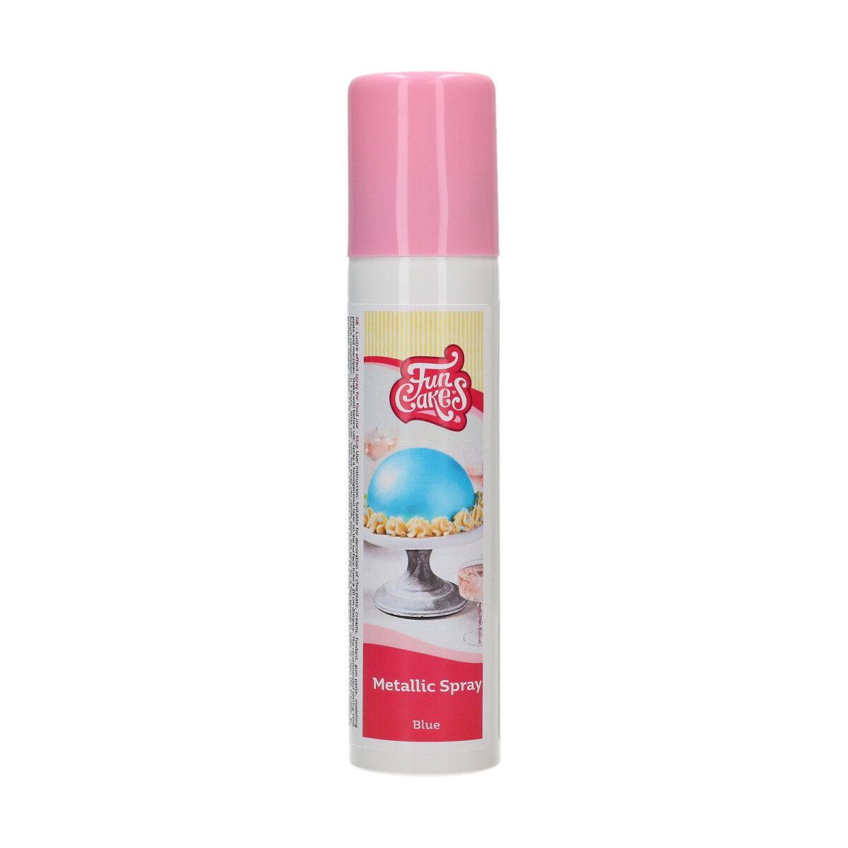 Kakespray, Metallic - Perlemor blå