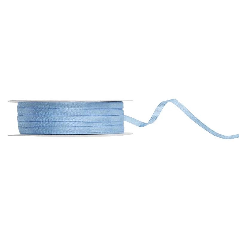 Silkebånd 3mm, dus blå – 50 m