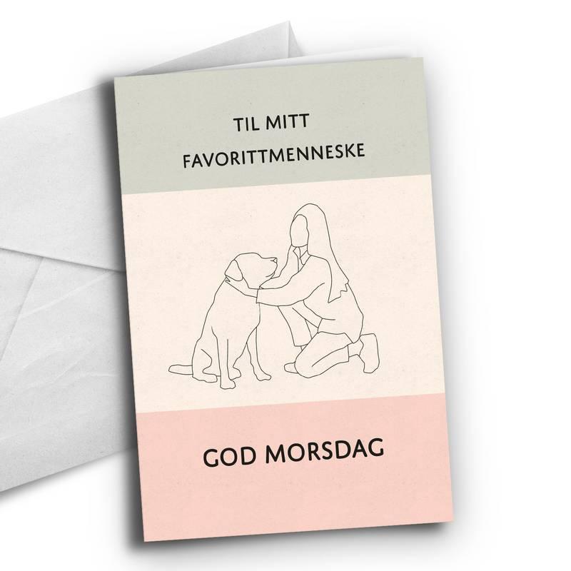 Kort - Til mitt favorittmenneske, dame