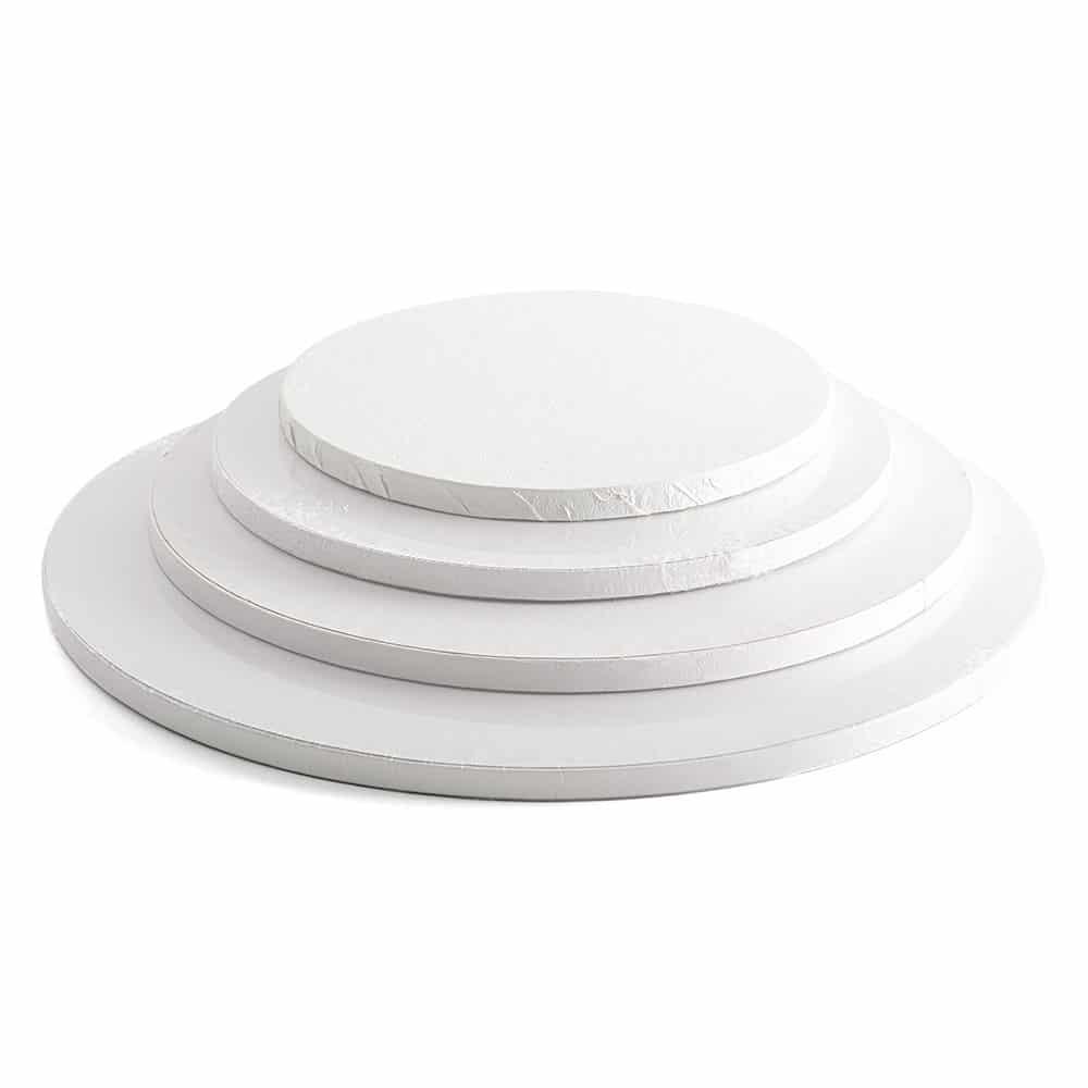Cake drum, hvit 12mm - 40 cm