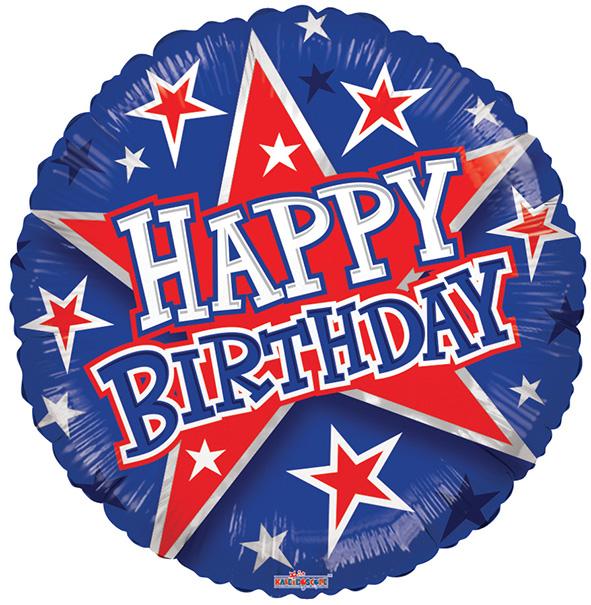 Folieballong - Happy birthday