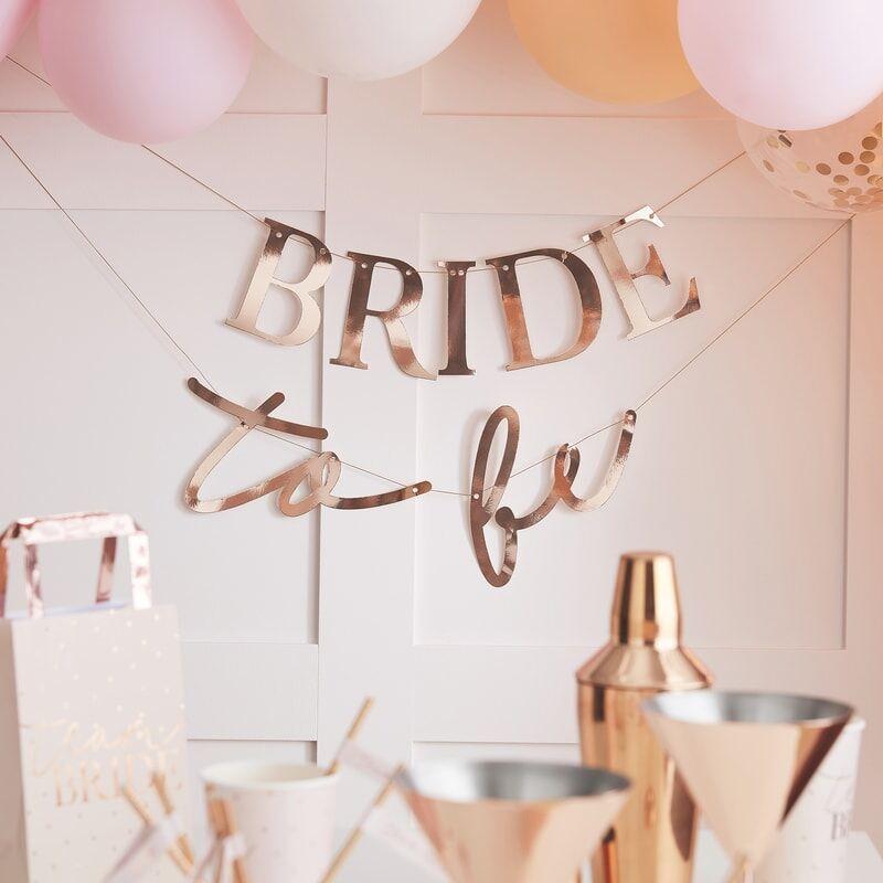 Banner, Bride To Be - Rosegull