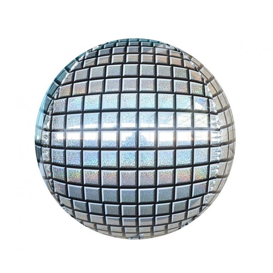 Folieballong, discokule - 40 cm