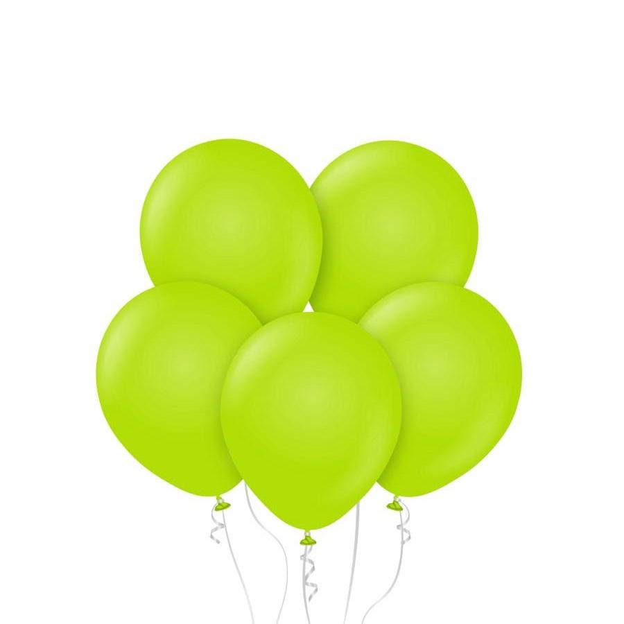 Ballonger limegrønn - 10 stk