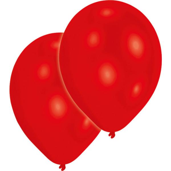 Ballonger, 28cm rød - 10 stk