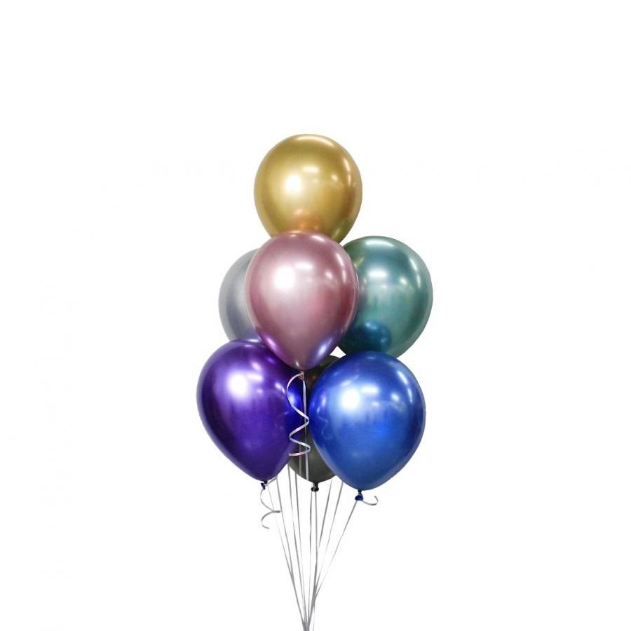 Ballonger chrome fargemiks, 30 cm - 100 stk