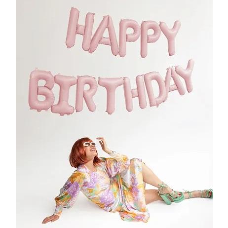 Ballongbanner, happy birthday - matt rosa
