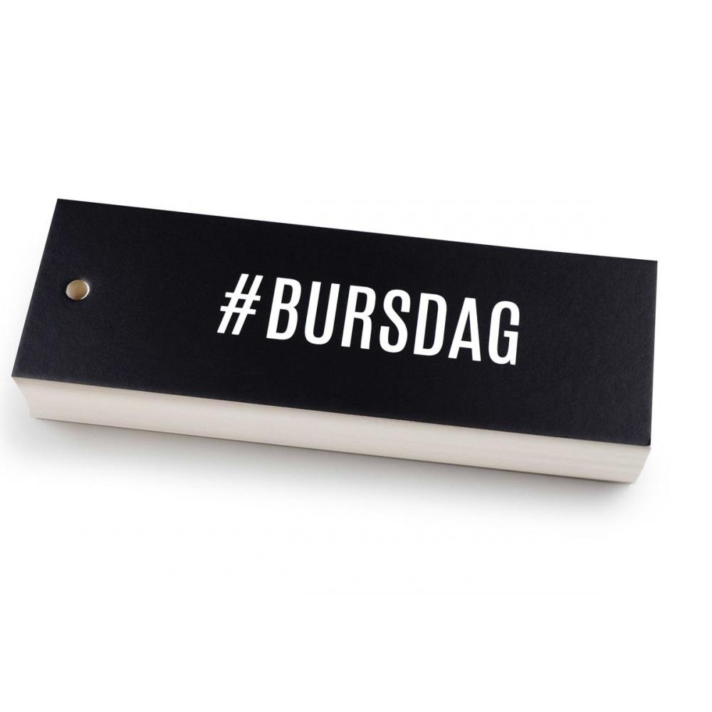 Kort etikett - #BURSDAG