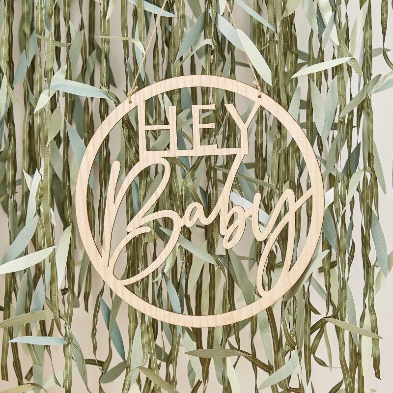 Skilt treverk - Hey baby