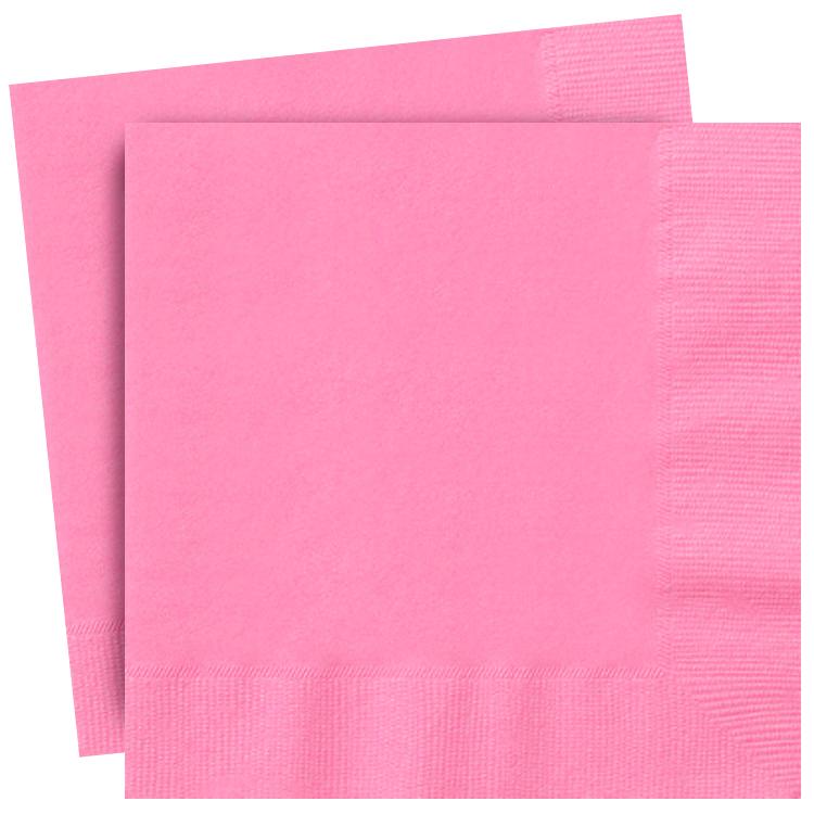 Servietter lys rosa – 20 stk