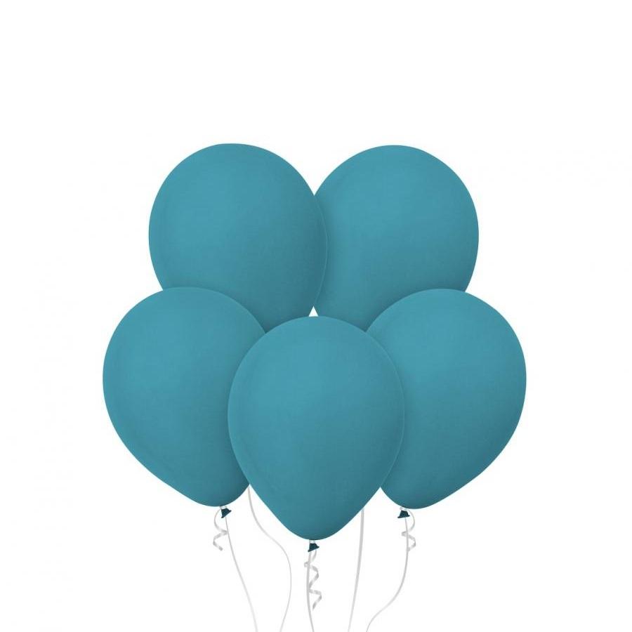 Ballonger 30 cm, sjøblå - 10 stk