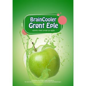 BrainCooler slushessens - Grønt Eple