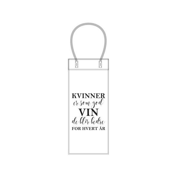 Vinflaskepose - Kvinner er som god vin