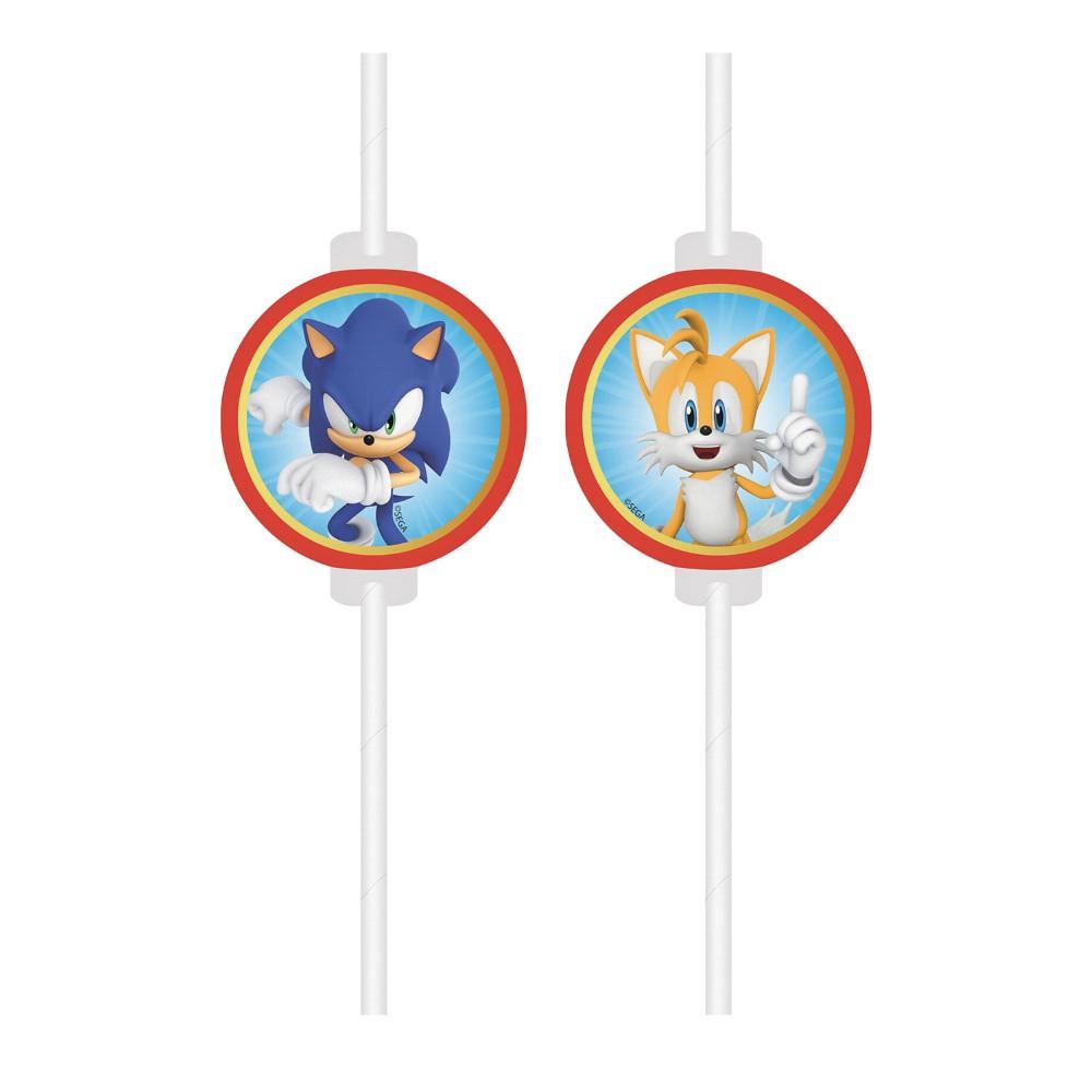 Papirsugerør, Sonic - 4 stk