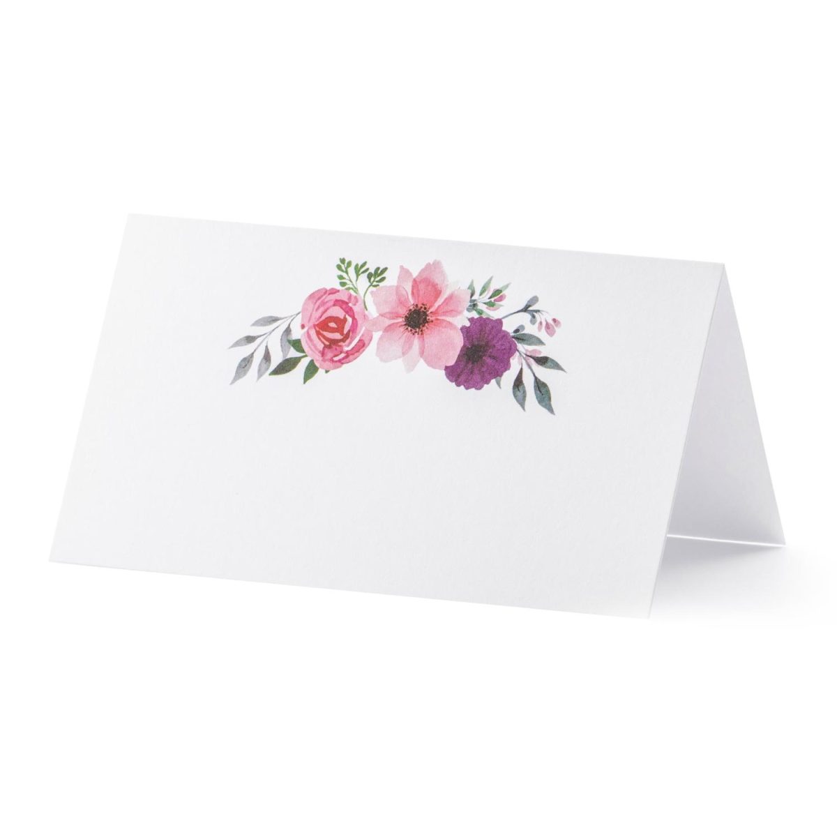 Bordkort blomster - 25 stk